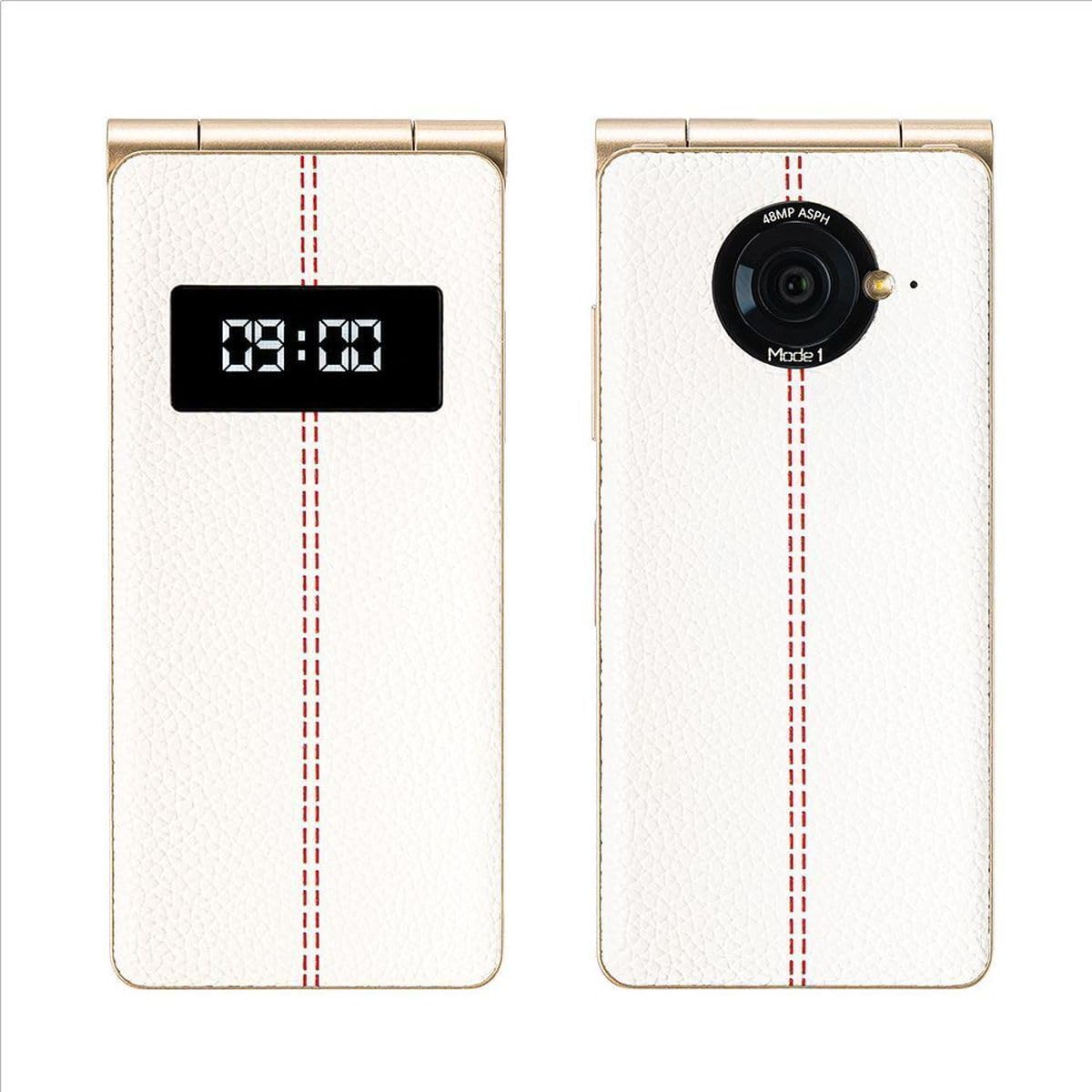 Amazon | Mode1 ガラケー 型 SIMフリー スマホ RetroII レザー調  