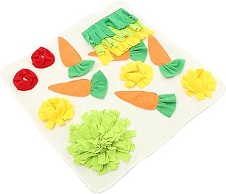 Ipetboom 3 Pçs Pet Sniffing Pad Coelho Sniffle Mat Coelho Forrageamento Esteira Alimentador Lento Brinquedo Para Animais De Estimação Brinquedo Molar Pet Cão Snuffle Esteira Hamster