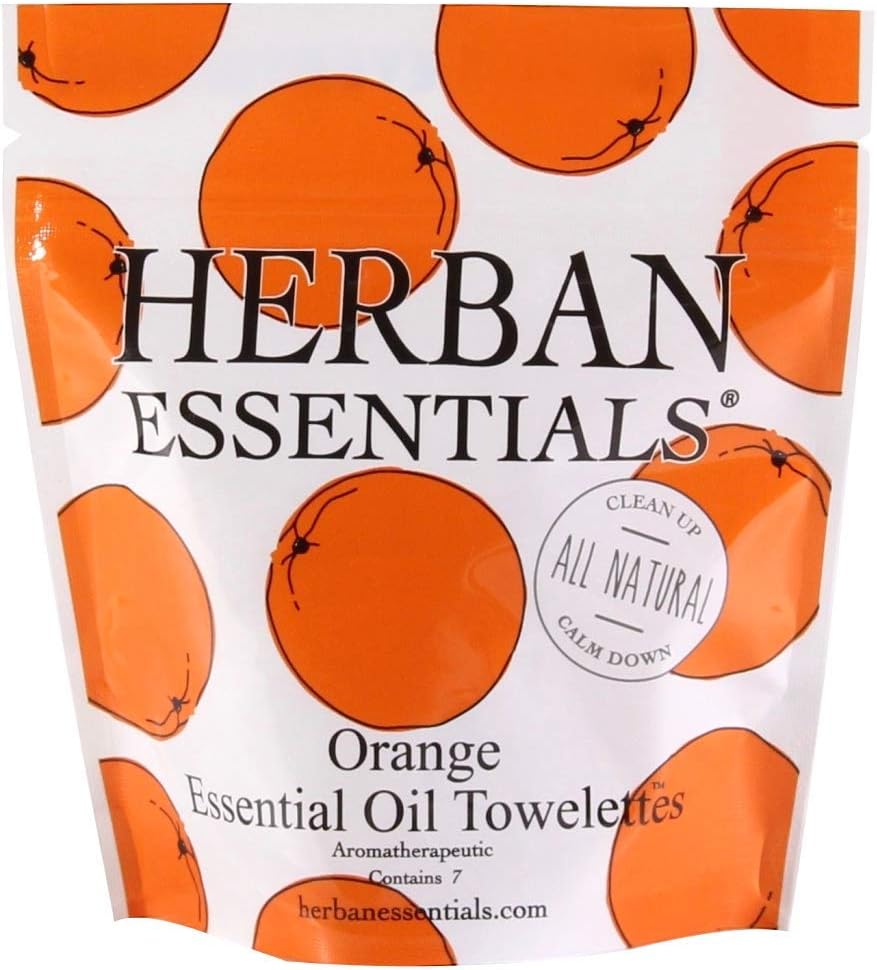 Herban Essentials Mini Towelettes (Orange)