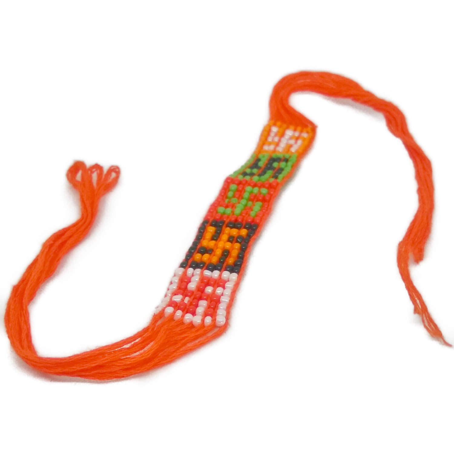 Naeva Beaded Swastik Red Bracelet for Girls/Boys