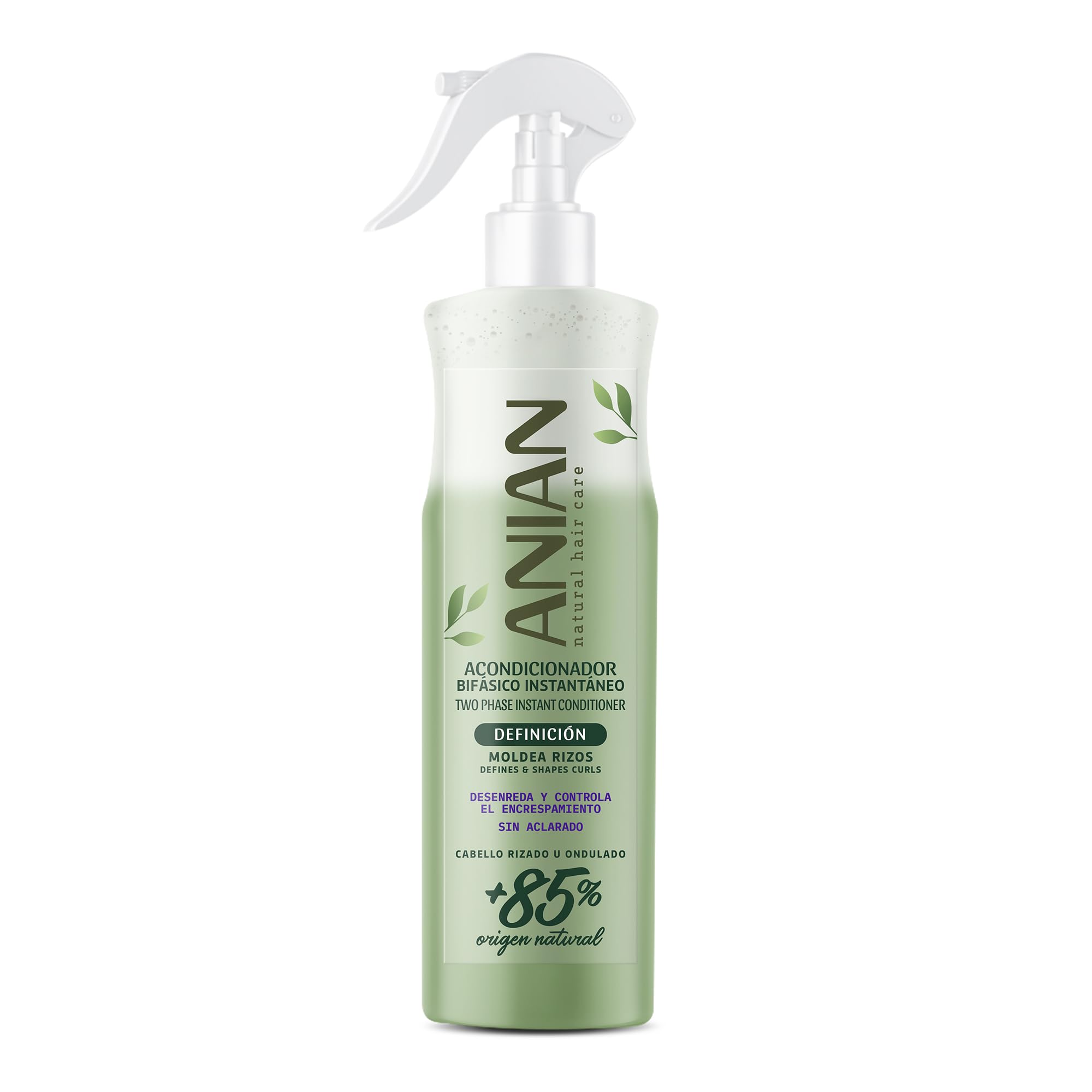 BIFÁSICO acondicionador moldea rizos 400 ml