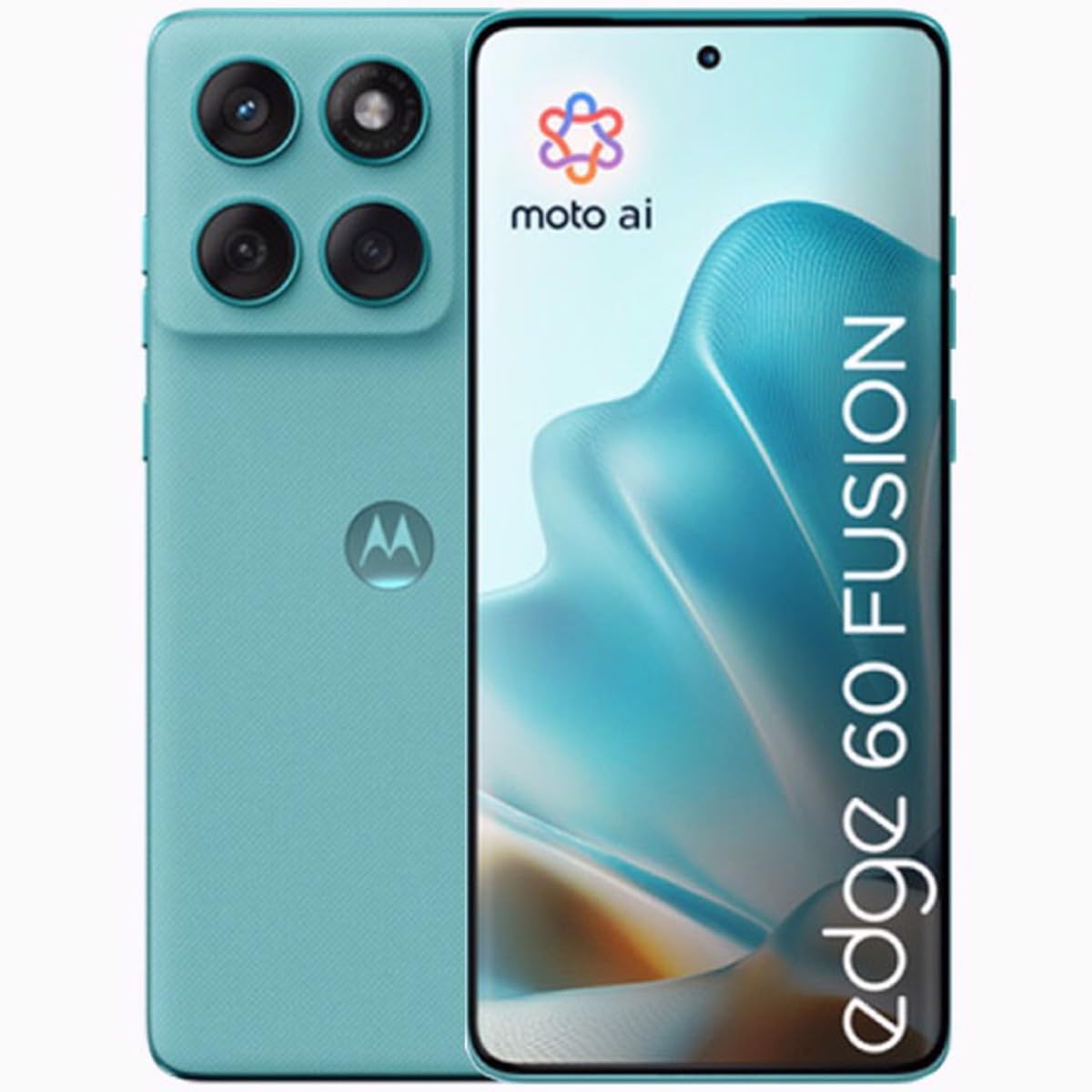 Motorola Edge 60 Fusion 256GB Amazonite EU 16,94cm (6,67") OLED Display, Android 15, 50MP Dual-Kamera [Energieklasse A] (PB7E0034SEEU)