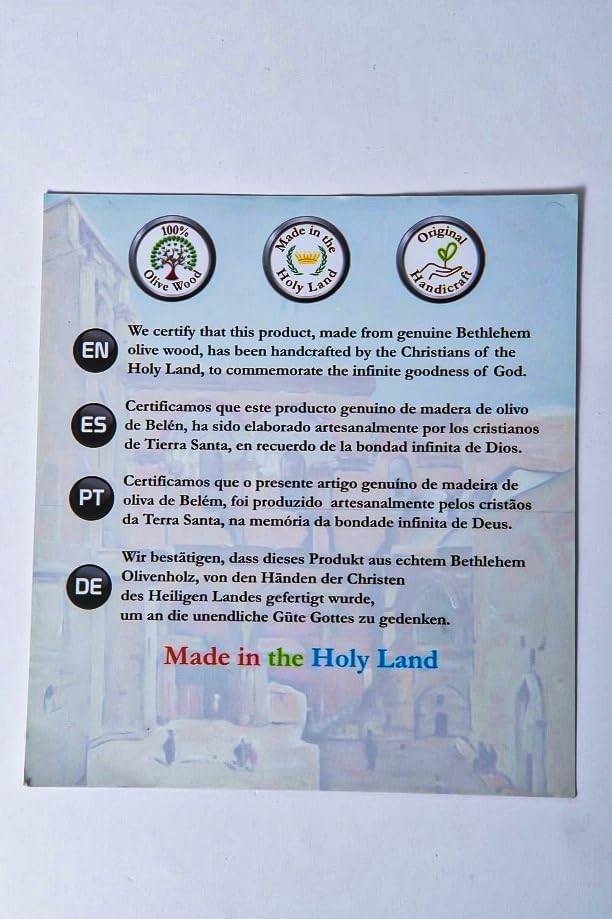 Title-Olive Wood hand Cross Handheld cross - Image 8