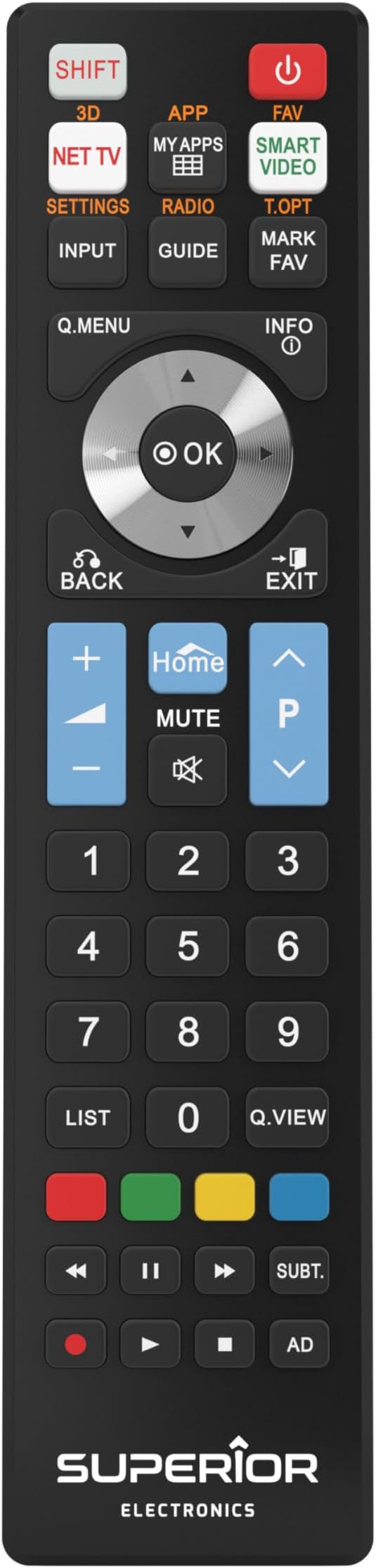 Superior Electronics - Universal LG remote control ready for use - SUPTRB007
