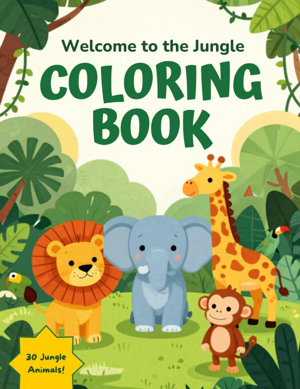 Welcome to the Jungle Coloring Book
