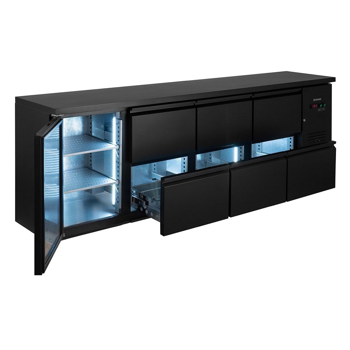 GastroHero ECO Refrigerated Bar Back 1/6 | CHR Catering Supplies