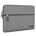 Price comparison product image DOMISO 14" Laptop Sleeve Canvas Case Tablet Protective Carrying Bag for 14 Inch Laptops/Apple/Lenovo ThinkPad IdeaPad/Acer Swift 3 Aspire 1 / HP Pavilion 14 Stream 14 / Dell/ASUS/MSI, Grey