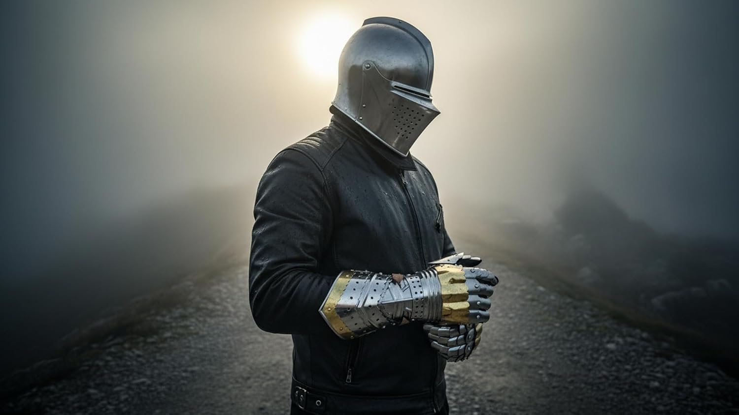 THOR INSTRUMENTS Armor Gauntlets Steel Gloves W/Brass Accents Armor Warrior Metal Pair Medieval Knight Costume Rustic Vintage Home Decor Gifts