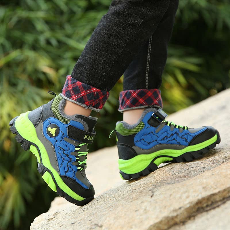 Foryo Botas de Invierno para Niños, Botas de Nieve, Senderismo, Trekking, Cálidas Forradas