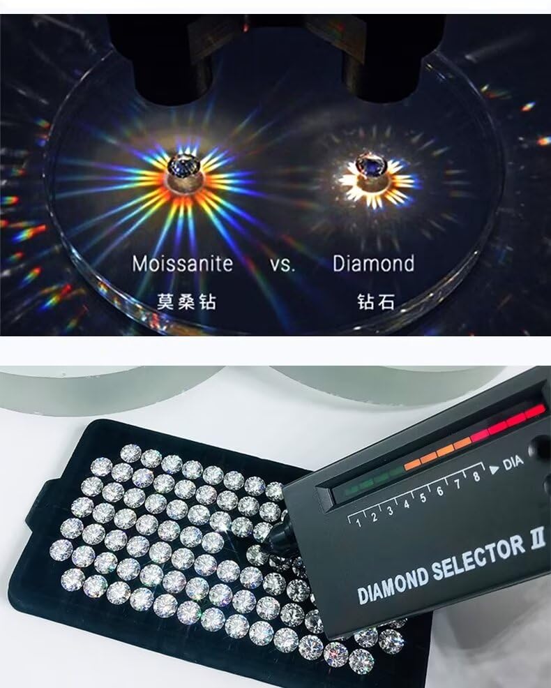5.0-11mm Primary Color Round Moissanite3