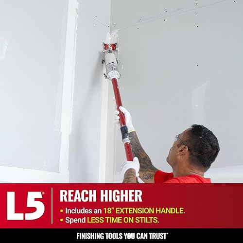 Miniatura 7 de LEVEL5 MiniShot Tubo compuesto asistido por gas  Termina el interior + esquinas exteriores con facilidad  Activación sin torsión  Fácil de usar,