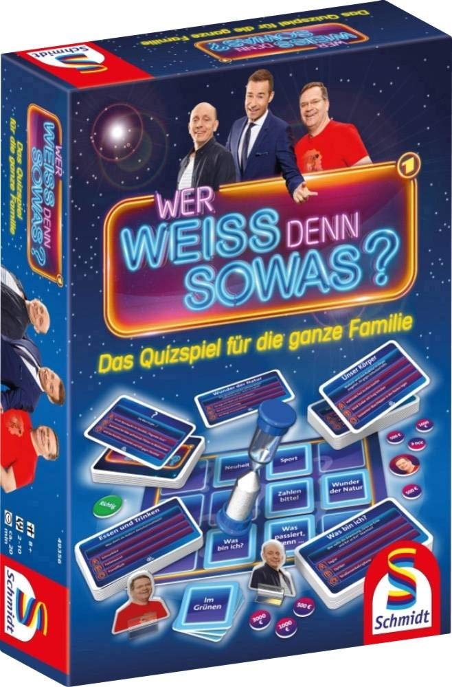 'Schmidt Spiele 49356wer Bianco perché sowas, Quiz Gioco per la famiglia, Multicolore