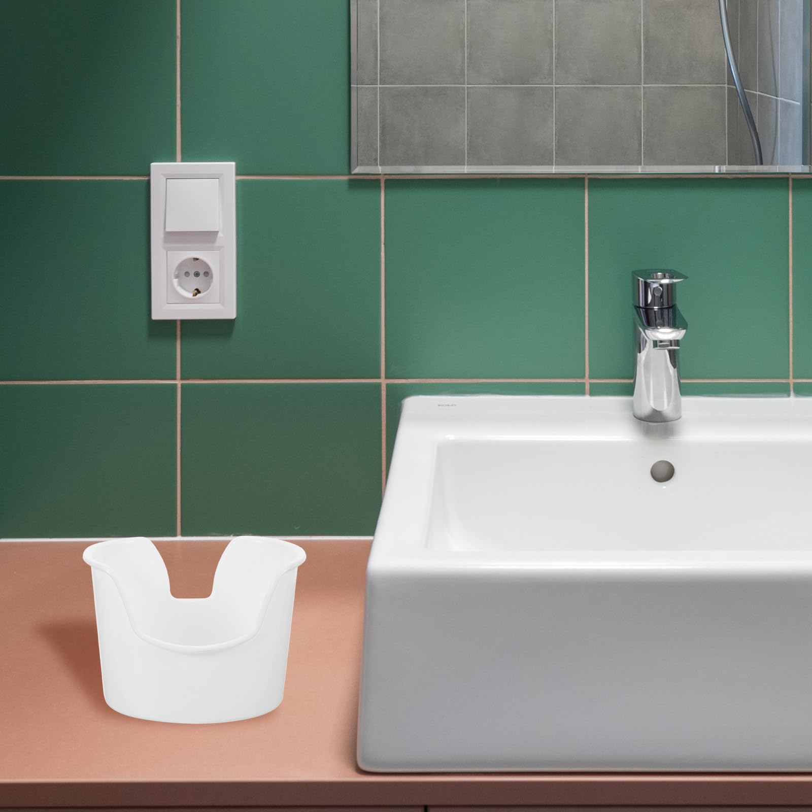 Healvian Bacinella Per Il Lavaggio Delle Orecchie 4.92" X 3.54" X 2.95" Vaschetta Pulizia Auricolare Compatibile Con Sistemi Di Rimozione Cerume E Accessori Per Igiene Auricolare