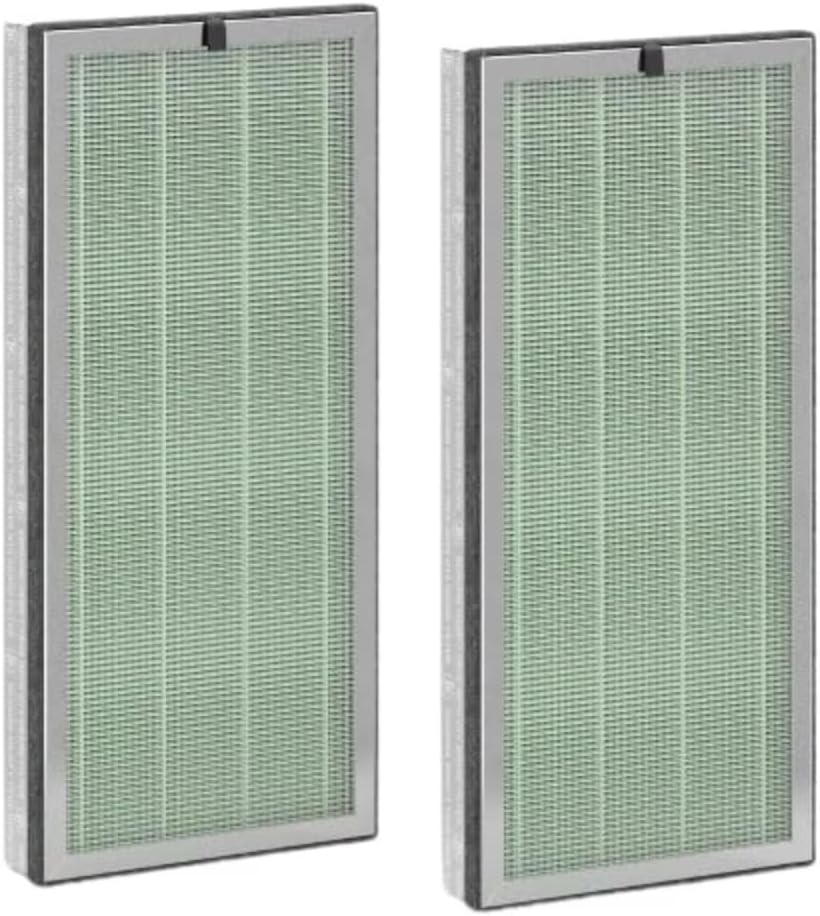 Medify Air MA-40 Genuine Replacement Filter | for Allergens, Wildfire Smoke, Dust, Odors, Pollen, Pet Dander | 3 in 1 with Pre-filter, H14 HEPA, and Activated Carbon | Removal to 0.1 Microns | 2-Pack Medify Air MA-40 Genuine Replacement Filter | for Allergens, Wildfire Smoke, Dust, Odors, Pollen, Pet Dander | 3 in 1 with Pre-filter, H14 HEPA, and Activated Carbon | Removal to 0.1 Microns | 2-Pack