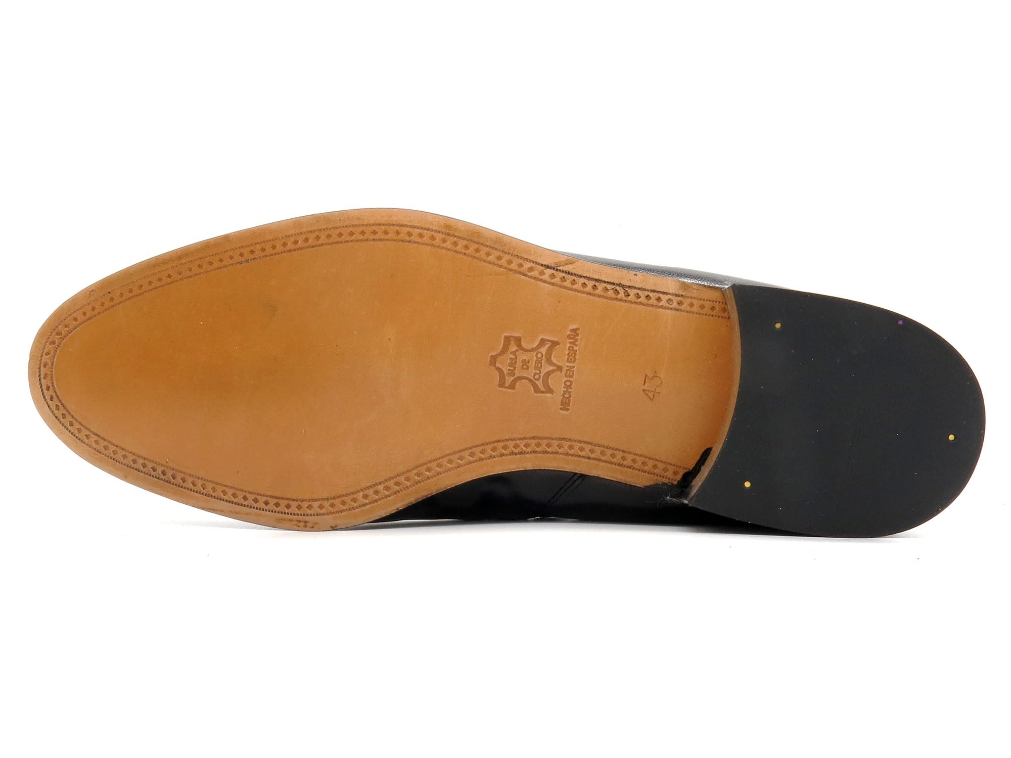 Botas de hombre Zapatos de negocios con suela de cuero Botines con cremallera