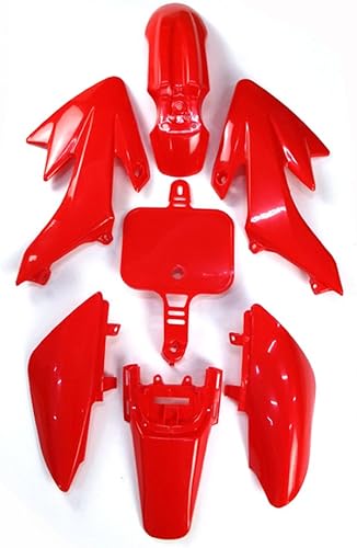 Miniatura 7 de TC-Motor Kit de carenado de guardabarros de plástico rojo para Honda XR50 CRF50 chino 50cc 90cc 110cc 125cc 140cc 150cc 160cc Dirt Pit Bike