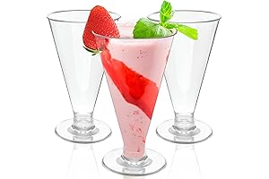 Zezzxu - Disposable Plastic Martini Cups