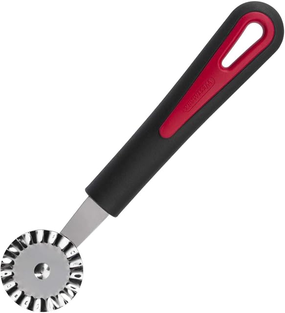 Westmark Obrotowy nożyk do ciasta, ø 3,9 cm, Długość: 18 cm, Stal nierdzewna/tworzywo sztuczne, Gallant, Czarny/Czerwony, 29322270