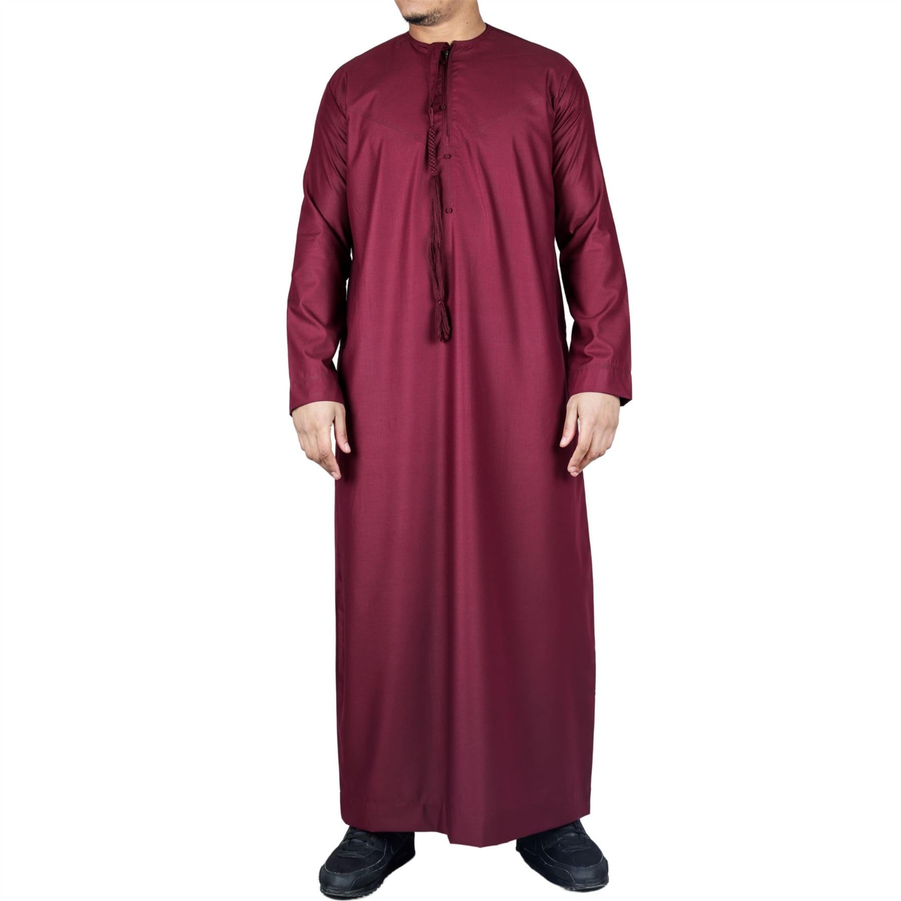 Thobez Men's Emirati Thobe 58R Wine
