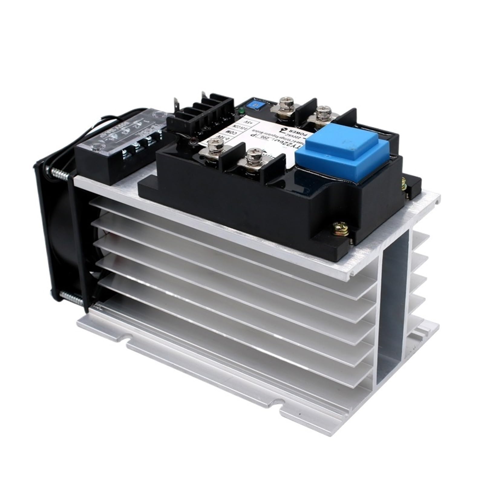 Relè a stato solido Modulo regolatore di tensione CA monofase 220V 380V 150A 180A 200A Modulo regolatore di potenza con isolamento completo migliorato con dissipatore di calore(150A,220V)