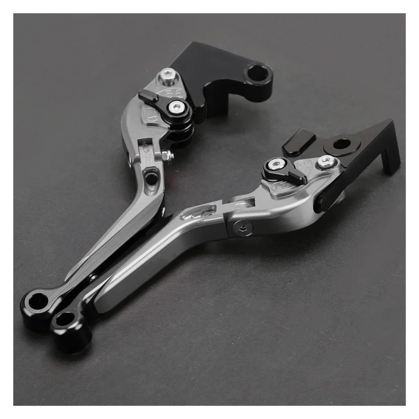 Mamxvkvzeu Y Motorbike Brake Clutch Handle Levers Motorcycle Folding Brake Clutch Lever Handle Levers Adjustable For Ninja500 Z500 Z 500 2024 2025(Y)