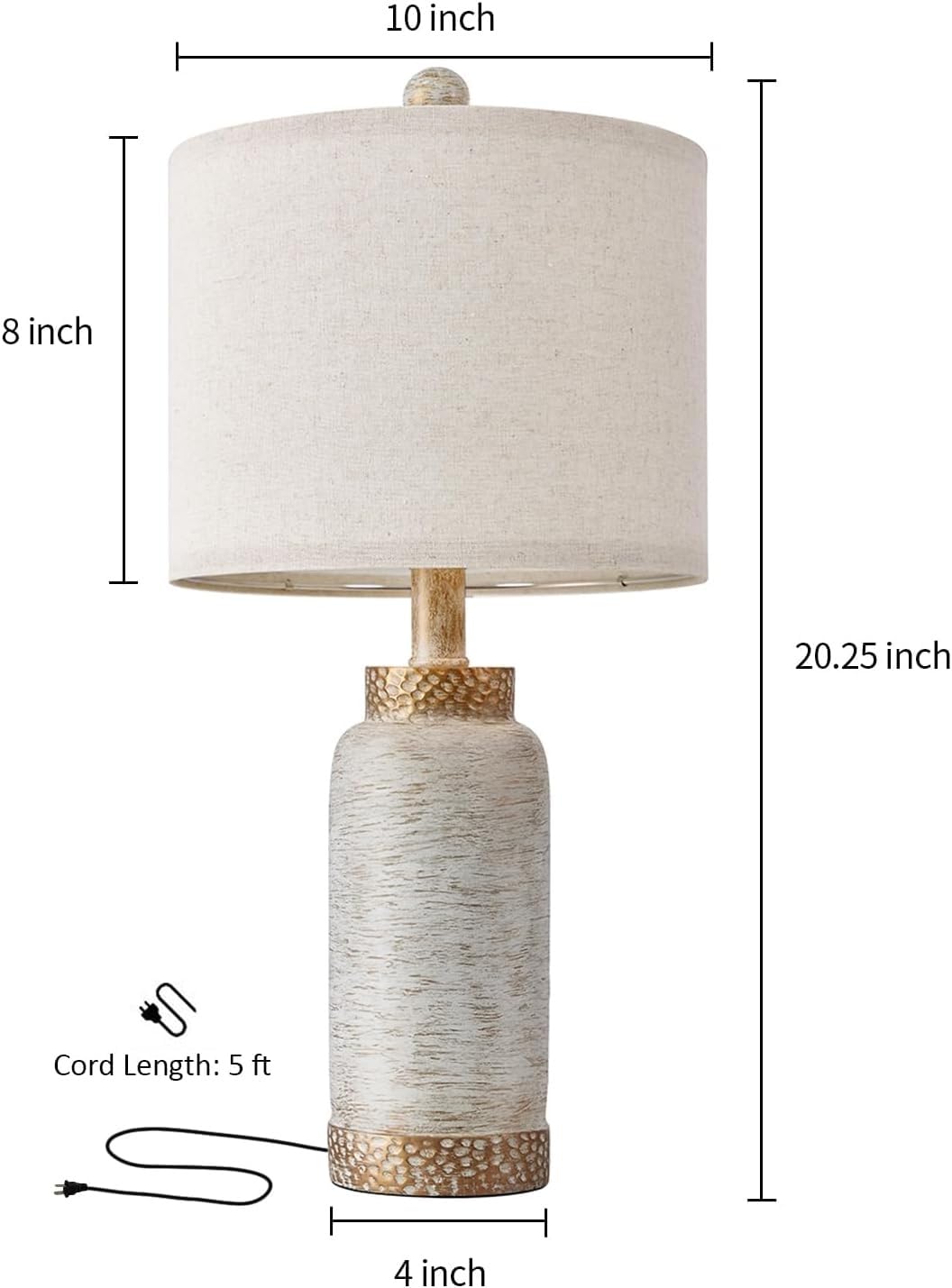 KKXXYQFC Lampada da Tavolo in Resina da 20,25 Pollici, Stile Orientale retrò misterioso, Ufficio da Camera Adatto per Soggiorno, dormitorio, Ufficio, (Marrone Antico)