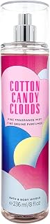 Bath and Body Works Fine Body Fragrance Mist 8 Fluid Ounce (Cotton Candy Clouds)