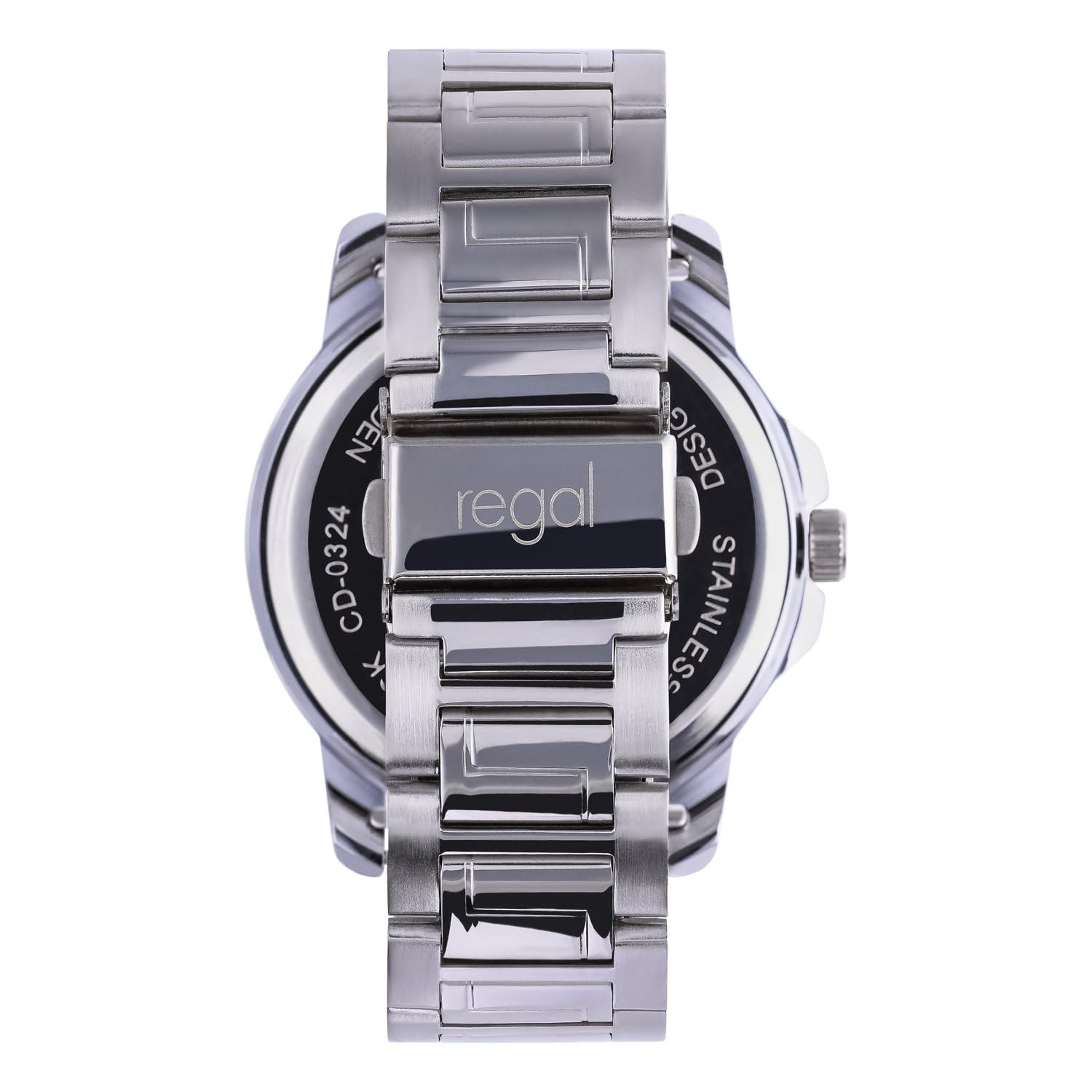 Regal - Edestahl Armbanduhr mit Muttertagsgeschenkset - Silber - für Herren