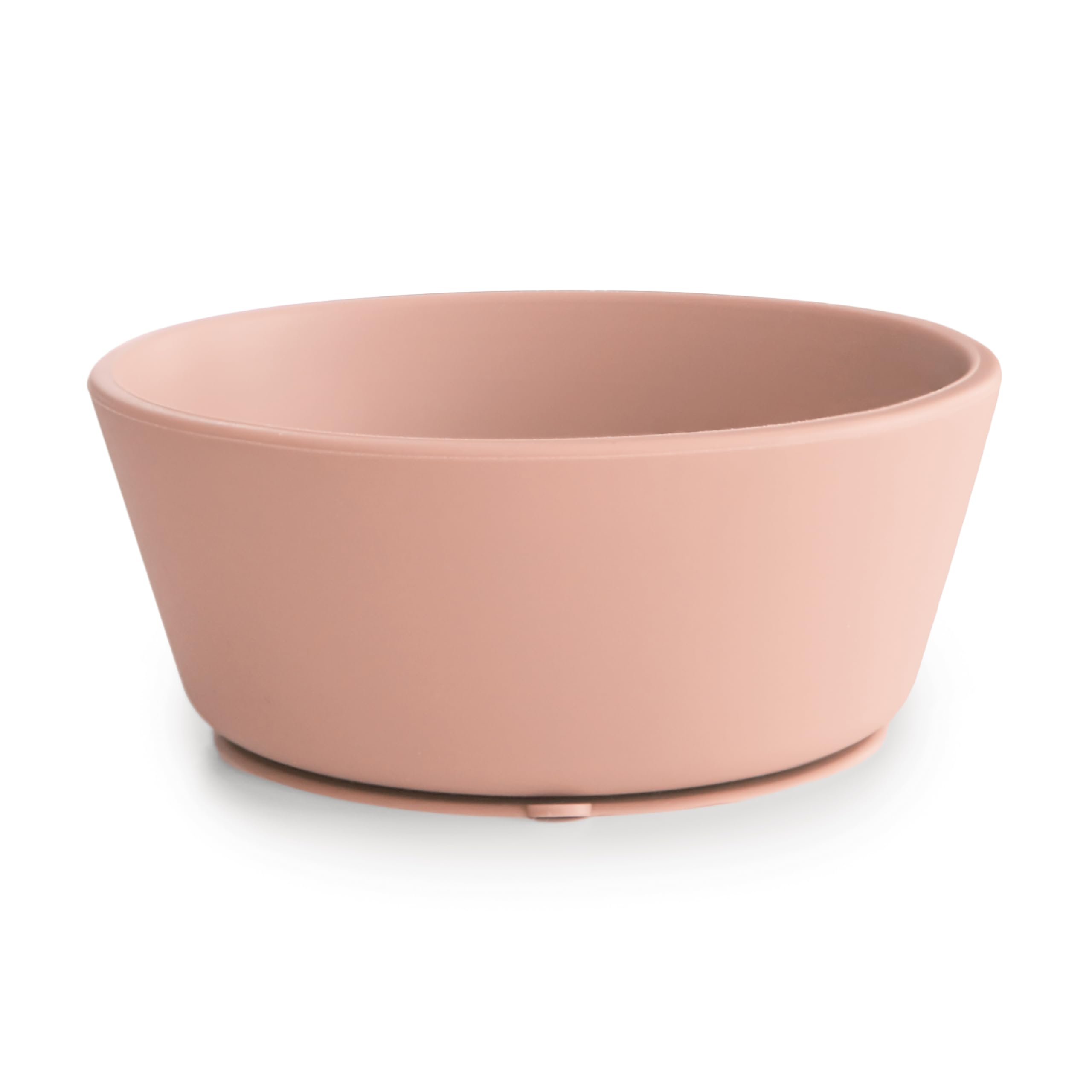 Silicone Baby Food Bowl with Suction, Spill-Proof Design, Microwave & Dishwasher Safe - BPA-Free, Food-Grade Material Stays Cool to Touch for Easy Self-Feeding, 280ml Blush