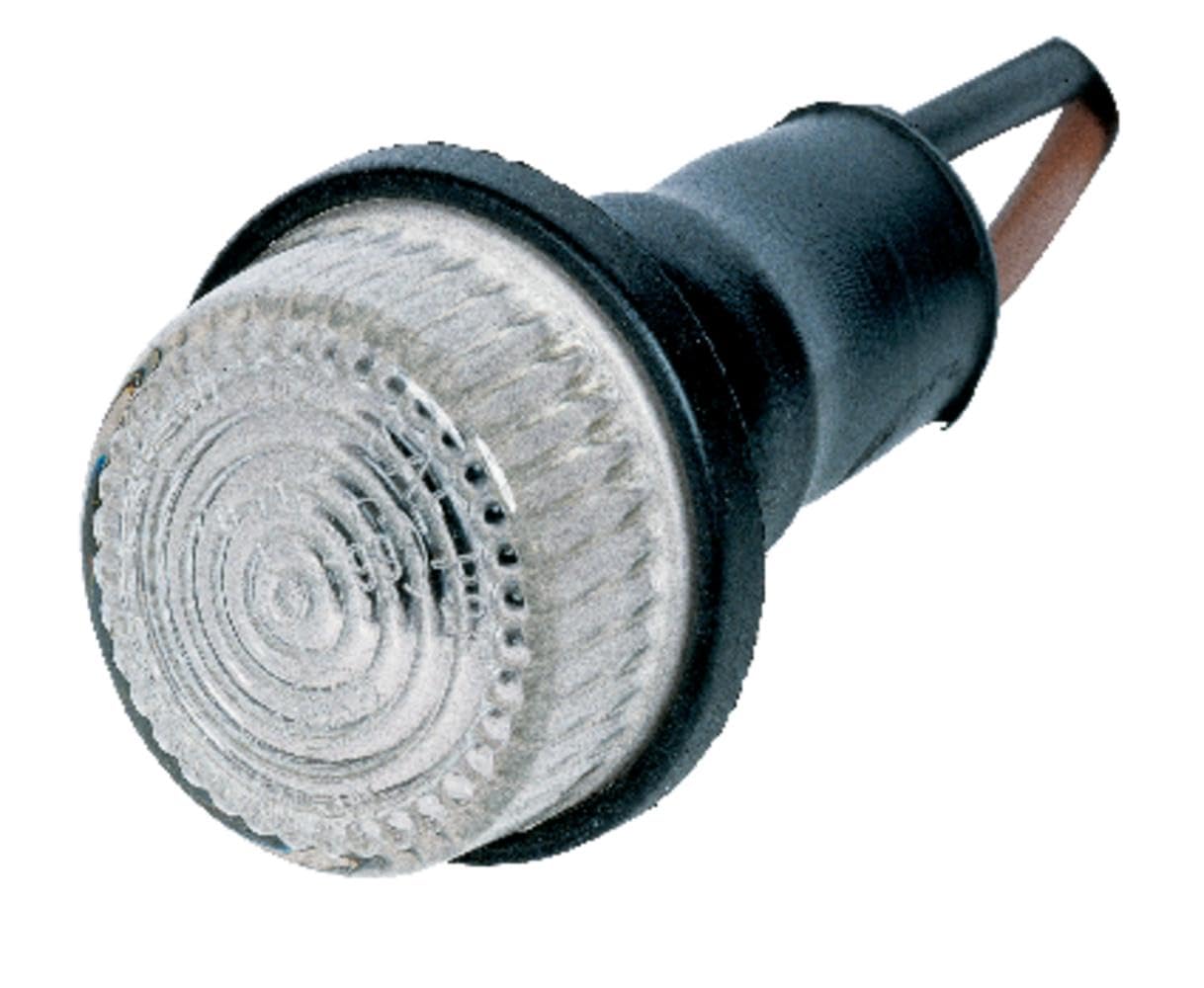 HELLA 2PF 003 563-151 Position Light - Halogen - 24/12V - Fitting/Clipped - Lens Colour: Crystal clear - Cable: 1800mm - left/right - Quantity: 10