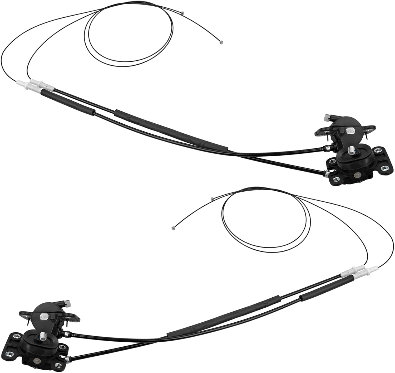 Left & Right Power Sliding Door Cable Kit W/O Motor Fit for Honda Odyssey 2005-2010, Sliding Door Cable Replace# 72010-SHJ-A21 Driver Side, 72673-SHJ-A21 Passenger Side