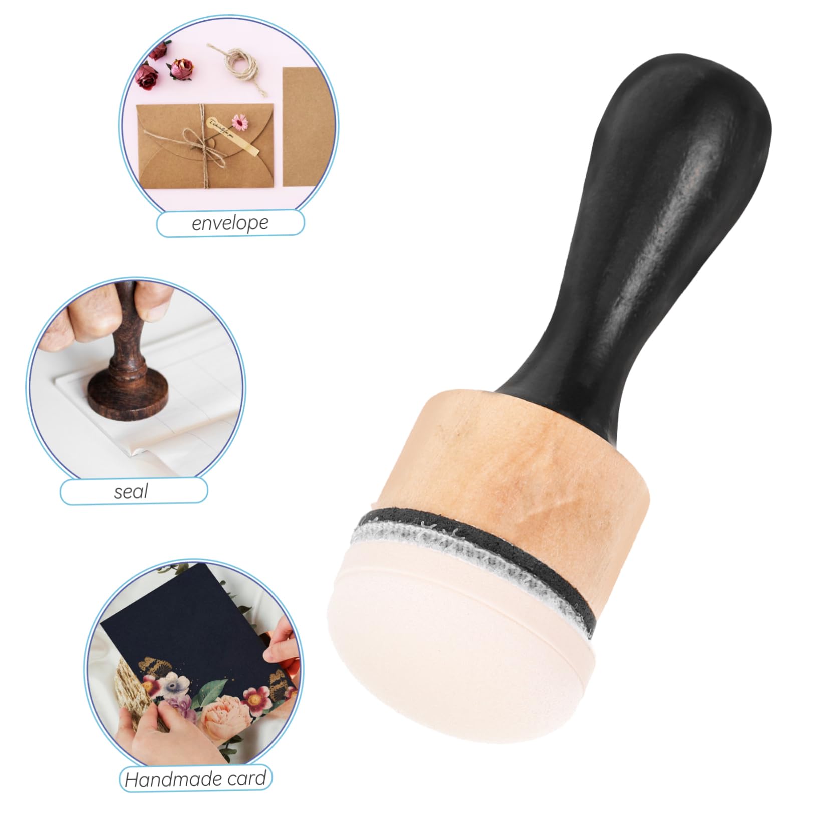 Operitacx 1 Set Painter Sponges Stamper for Durable Blending Sponges with Handle for DIY Art Projects Easy to Clean Painting Tool for Family Activities