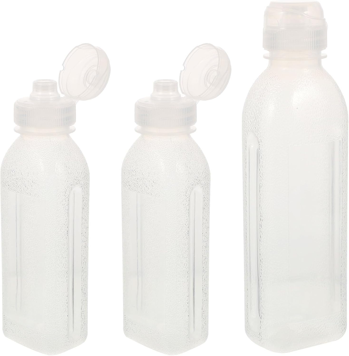 Ciieeo 3pcs PP Control Oil Bottle Set 300ml 500ml for Kitchen Cooking