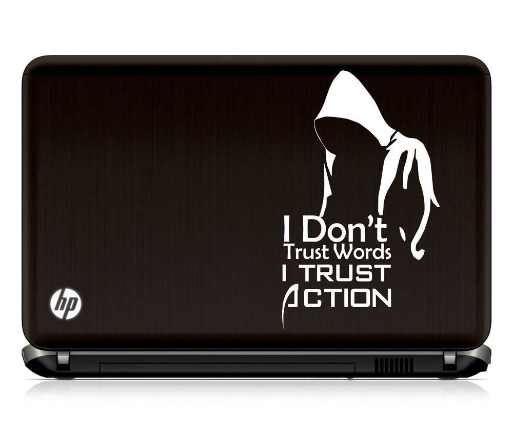 isee360 I Dont Trust Words Laptop Vinyl Sticker Decal (White) Nobackground 18cm Height (B078Z92FM3) Amazon Price History, Amazon Price Tracker