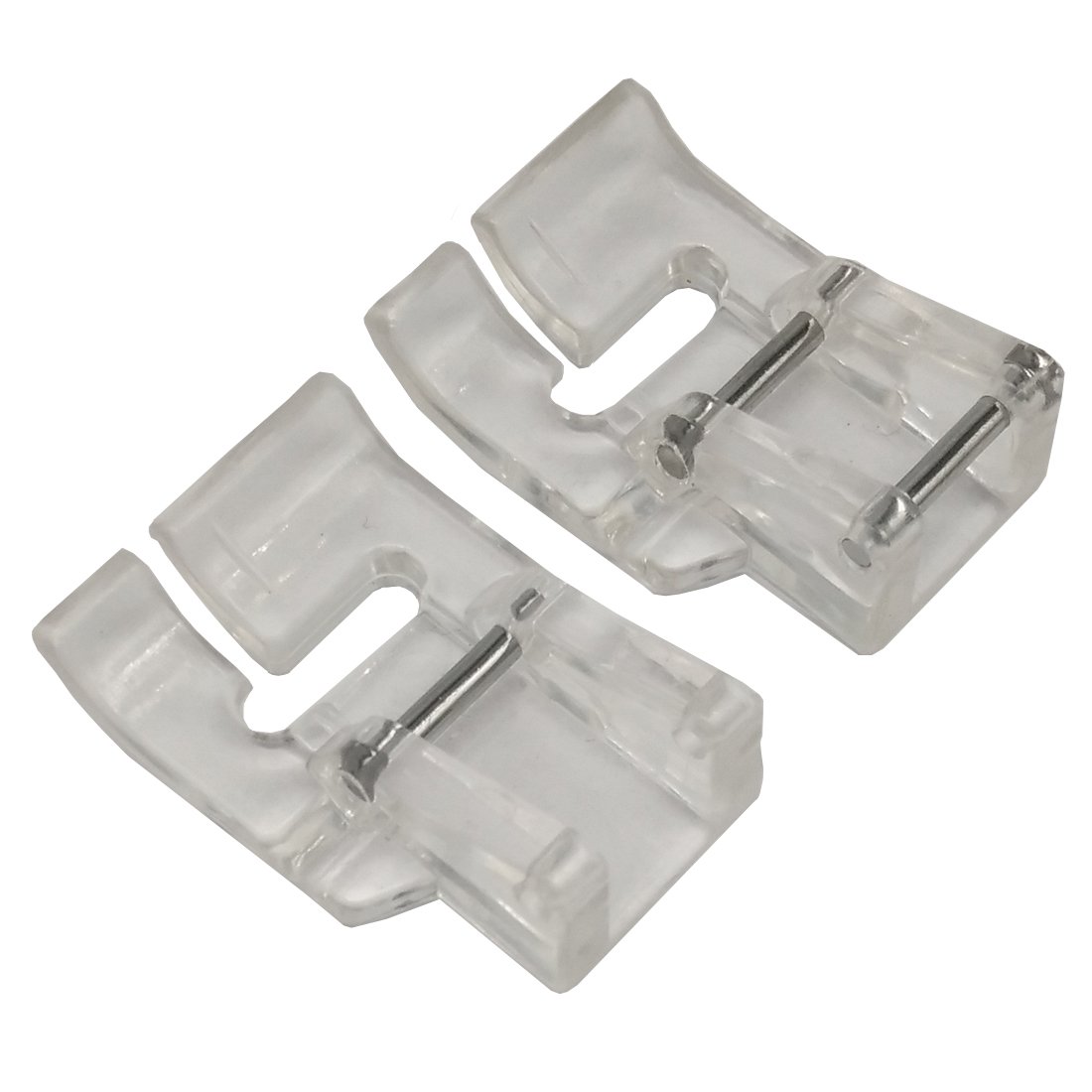 HONEYSEW Applique Clear Sewing Machine Presser Foot Set For All Low Shank Snap-On Singer, Brother, Babylock