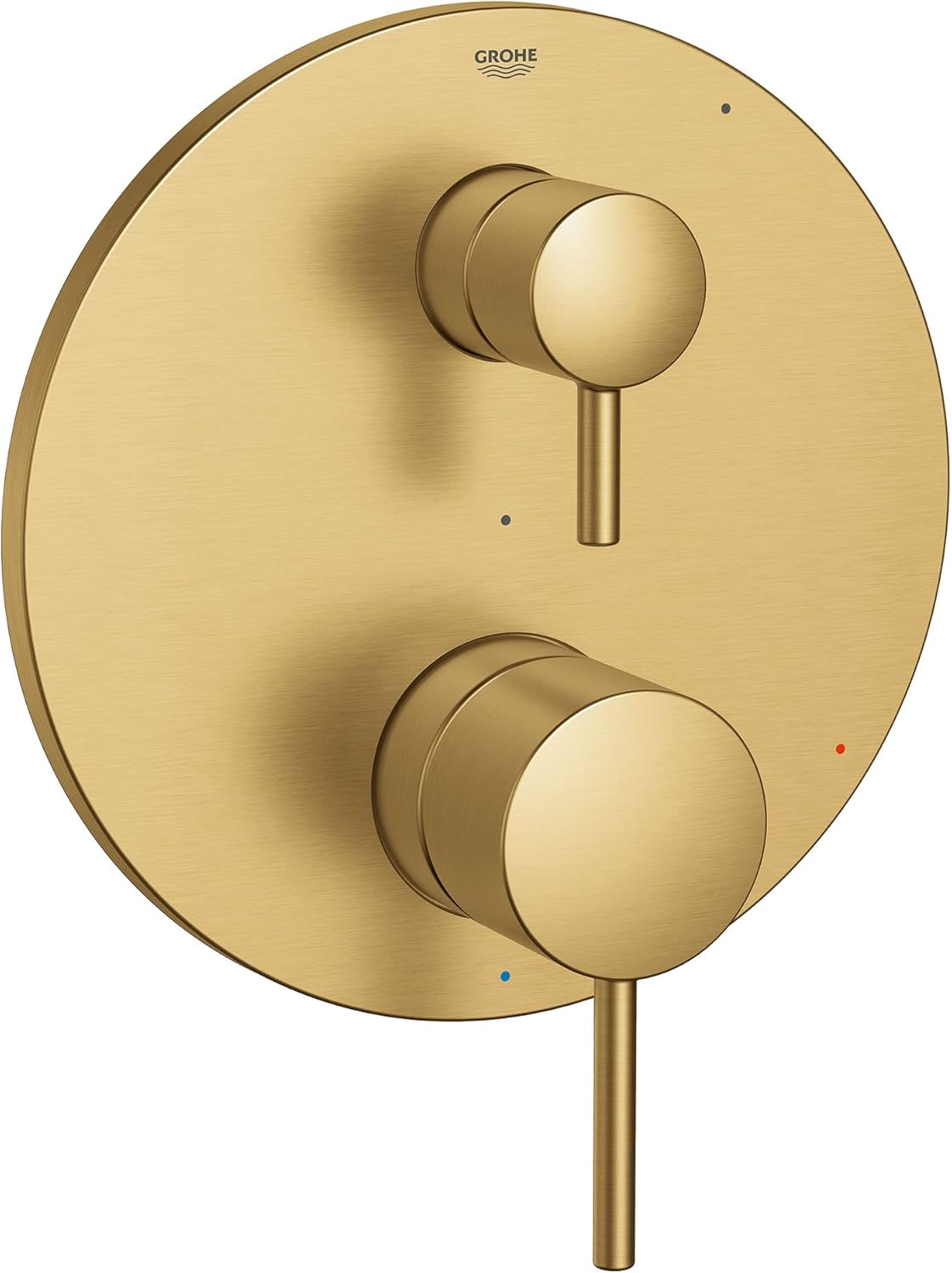 Grohe 29423GN0 Timeless Pressure Balance Valve Trim with 2-Way Diverter and Cartridge, Brushed Cool Sunrise