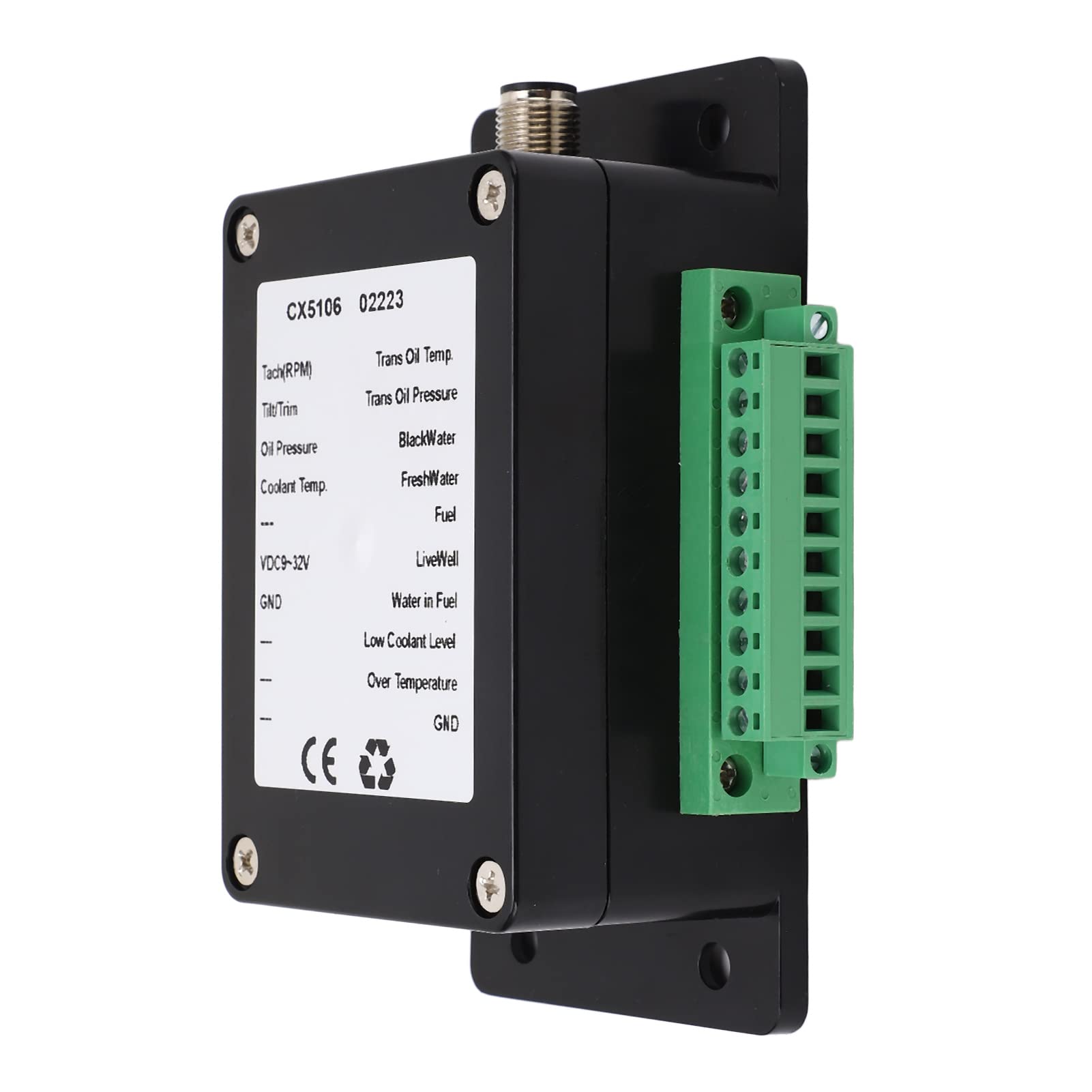 Akozon NMEA 2000 Scatola Convertitore Sensore IP67 Yacht Marino Impermeabile 13 Sensori
