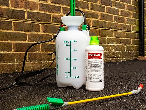Rootblast | Super Strength Concentrated Total Weed Killer - Super Strength Glyphosate for Effective Weed Control - Kills Weeds down to the their roots (1 x 500ml), Packaging May Vary