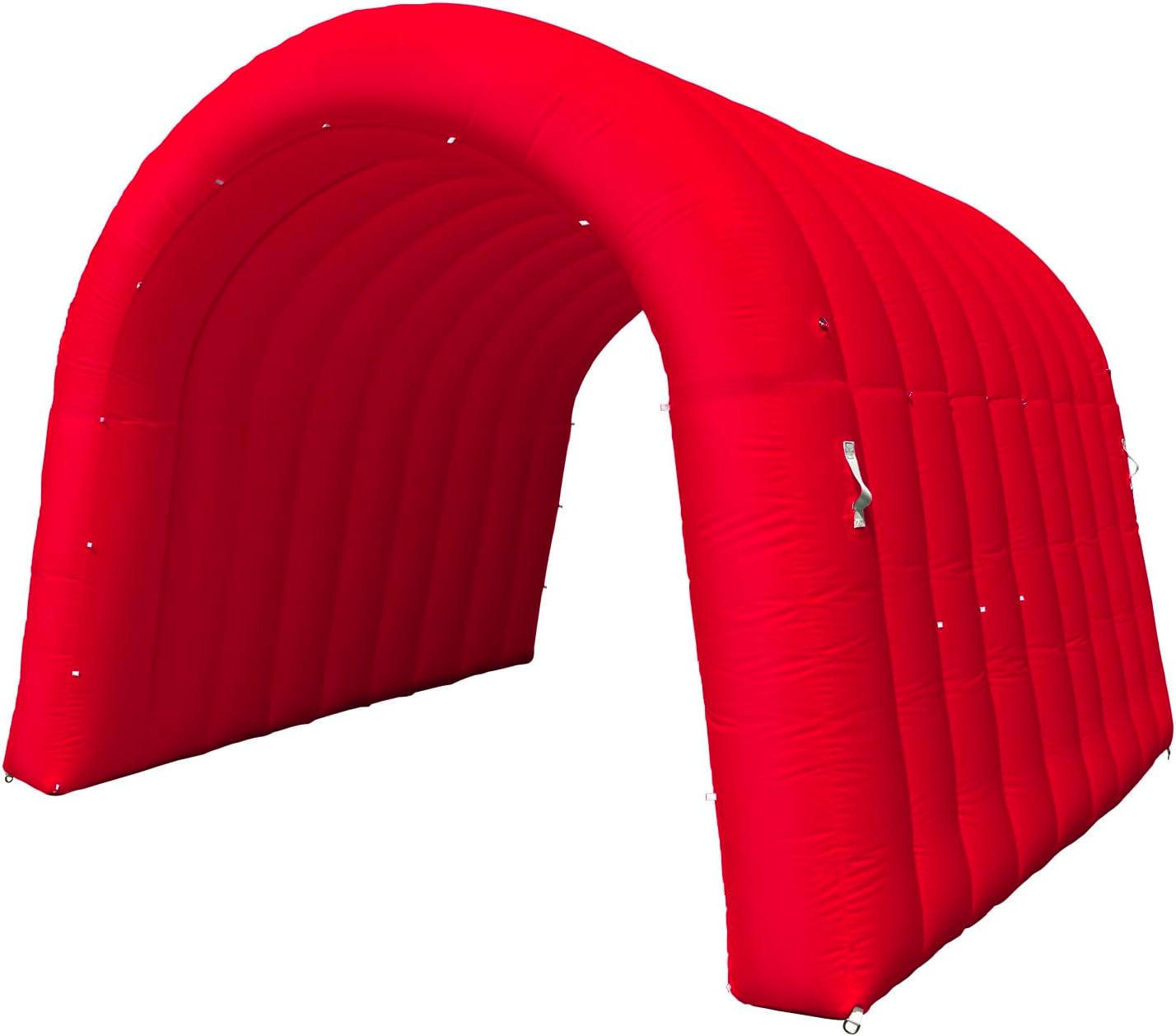 OZIS 10FT Inflatable Tunnel Sports Entrance with Installed Blower Inflatable Tunnel Tent for Business Advertising Event Exhibition Promotion,Street,Shop,Supermarket,School(Red, 10x10x9Ft)
