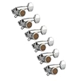 Magnum Lock-Trad 6-In-Line Guitar Tuners, Chrome