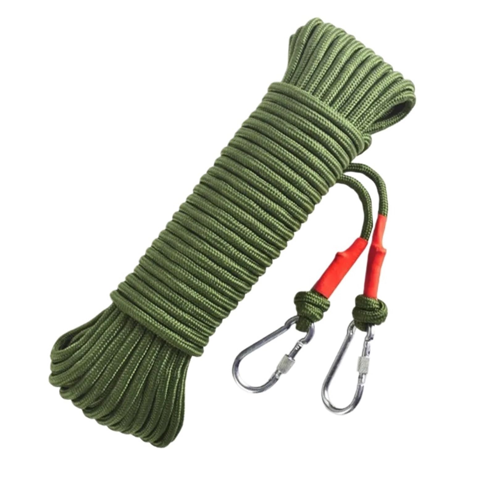 Outdoor Portable Clothesline, Laundry Line 10M/20M 8MM Wire Rope Multicolor For Camping Outdoor Balcony Garden(Deep Green 20m)