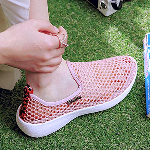 Turnschuhe Frauen Hollow Out Mesh Atmungsaktive Sommer Weiche Bequeme Slip On Schuhe - Image 5