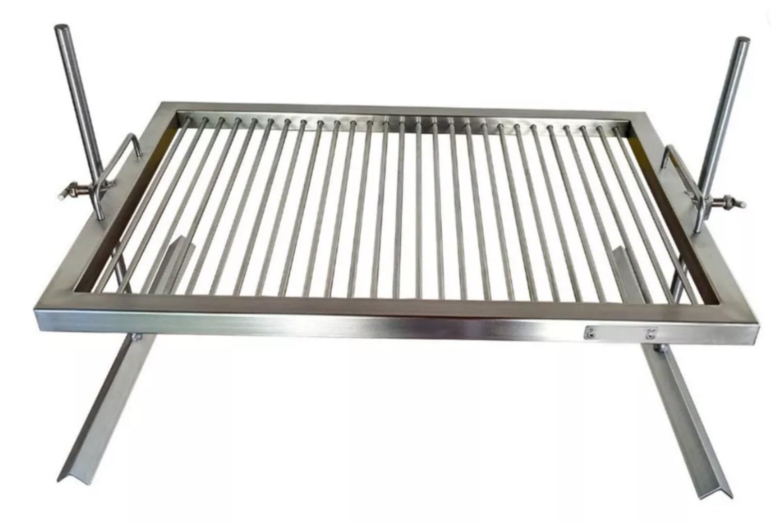 Premium Argentine Grill - Griglia Argentina in acciaio inox - BBQ Parrilla Asado - Griglia regolabile in altezza - Sor pampa grill (101,6 x 61 cm)