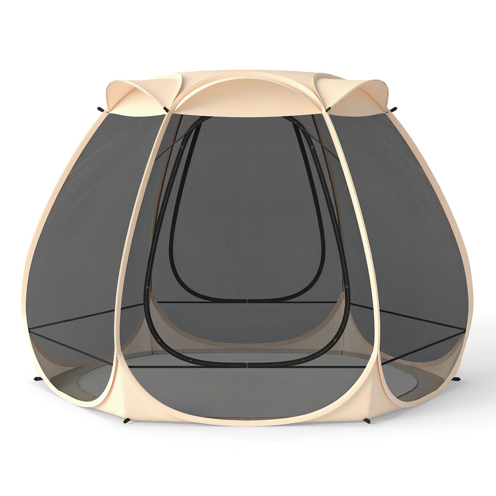 GOPLUS Tienda de Campaña Pop-up para 4-6 Personas, Fácil de Montar, Tienda Plegable para Eventos Deportivos, Camping, Exteriores con Bolsa de Transporte