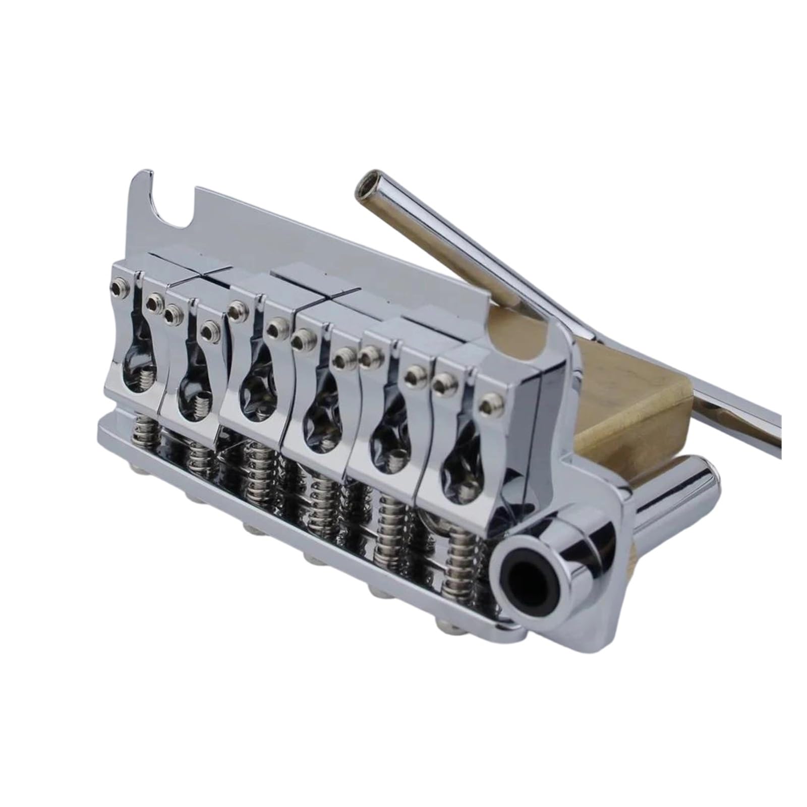 Puente Sin Fijación De Guitarra Con Acción De Cuerdas De 10.8 Mm Con Montura De Trémolo Y Bloque De Latón Puente De Guitarra Profesional(CR)
