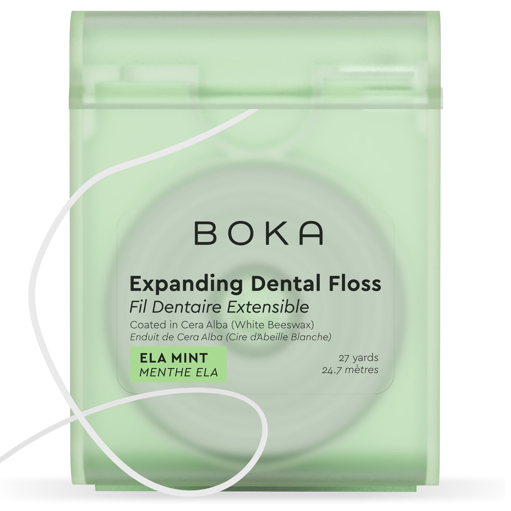 Boka Ela Mint Expanding Dental Floss - 27 Yds -1