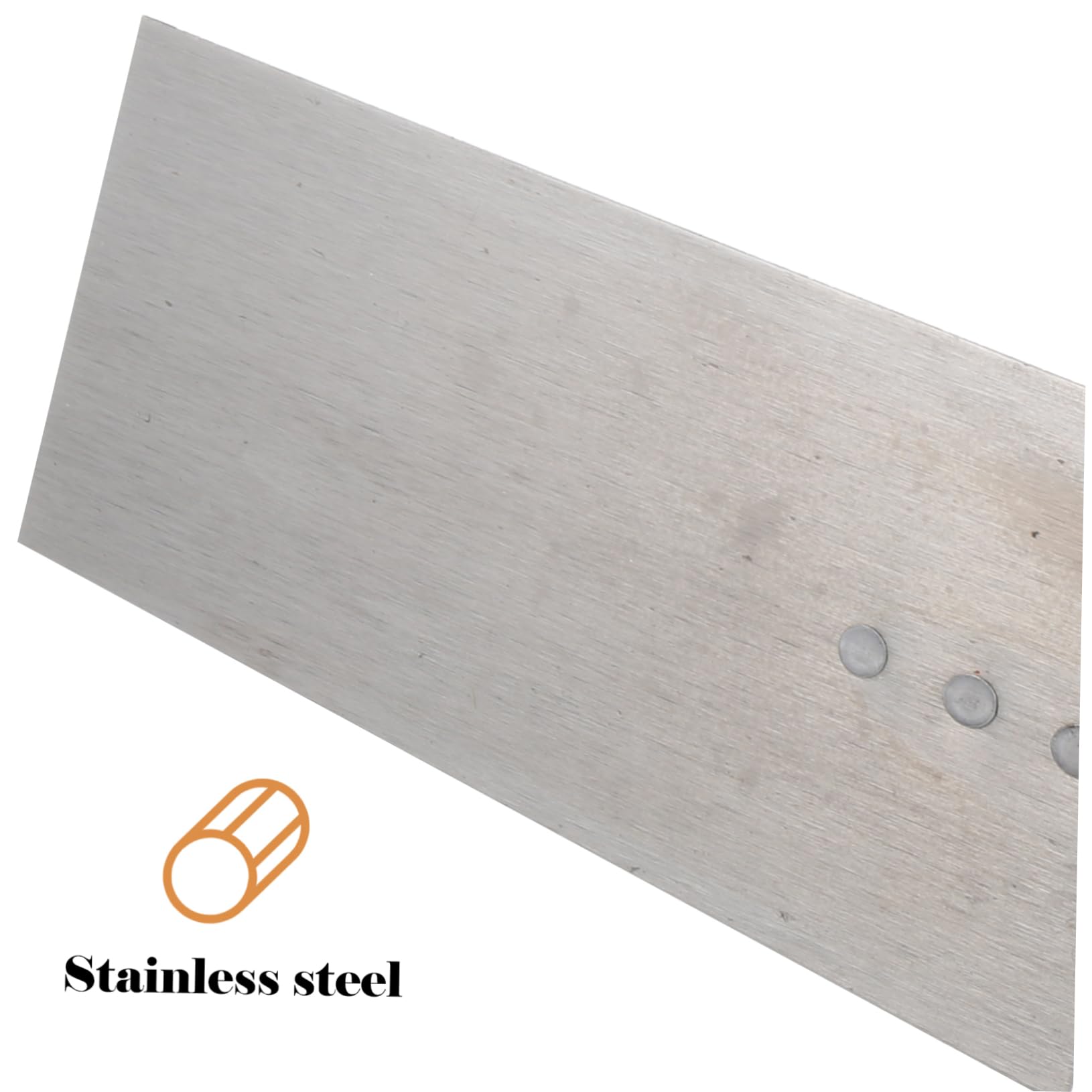 Truelle à Plâtrer Manche Bois en Acier Inoxydable, Lot de 3