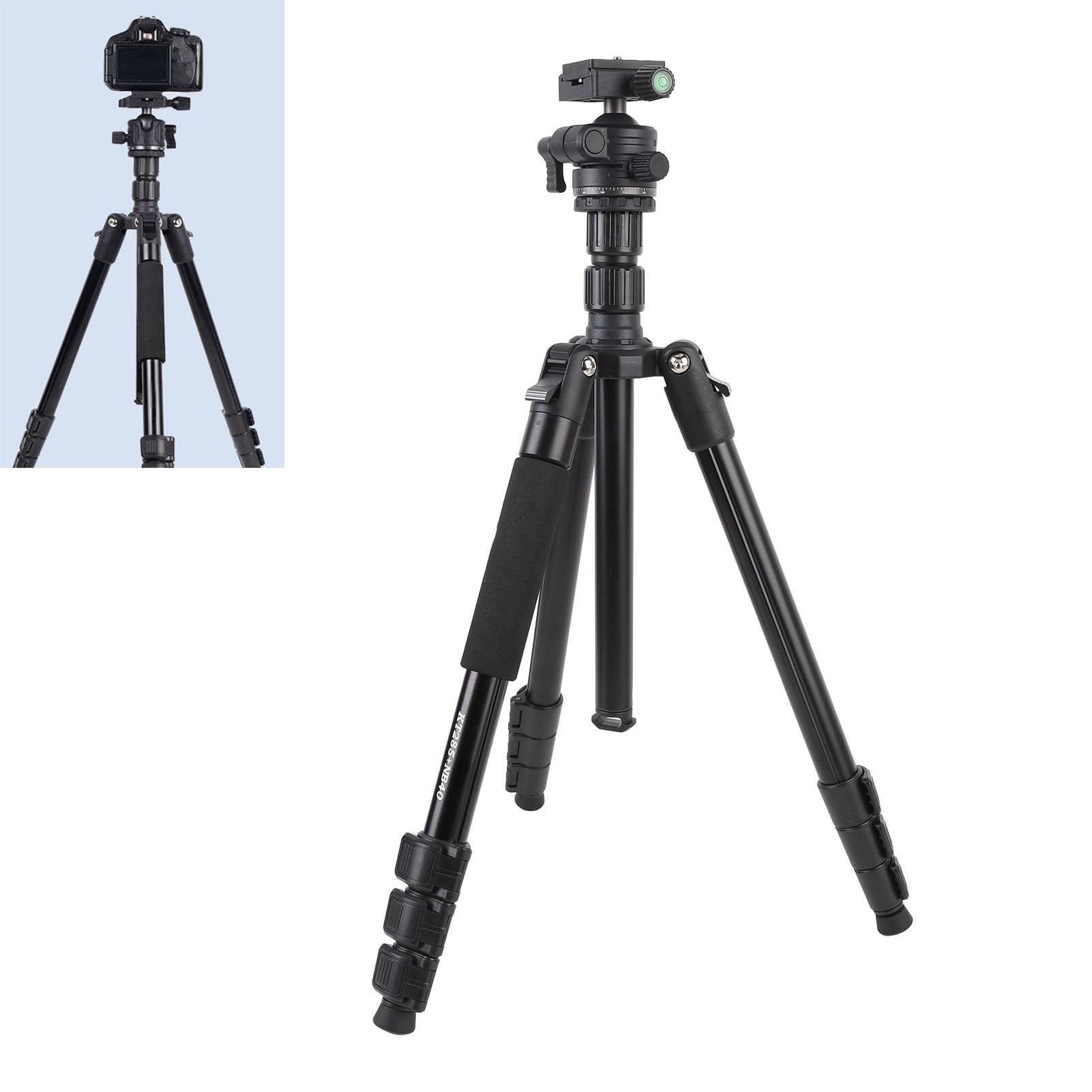 Tripode in Alluminio Compatto in Alluminio in per Fotografia per Fotografia e Appassionati di Viaggiatori