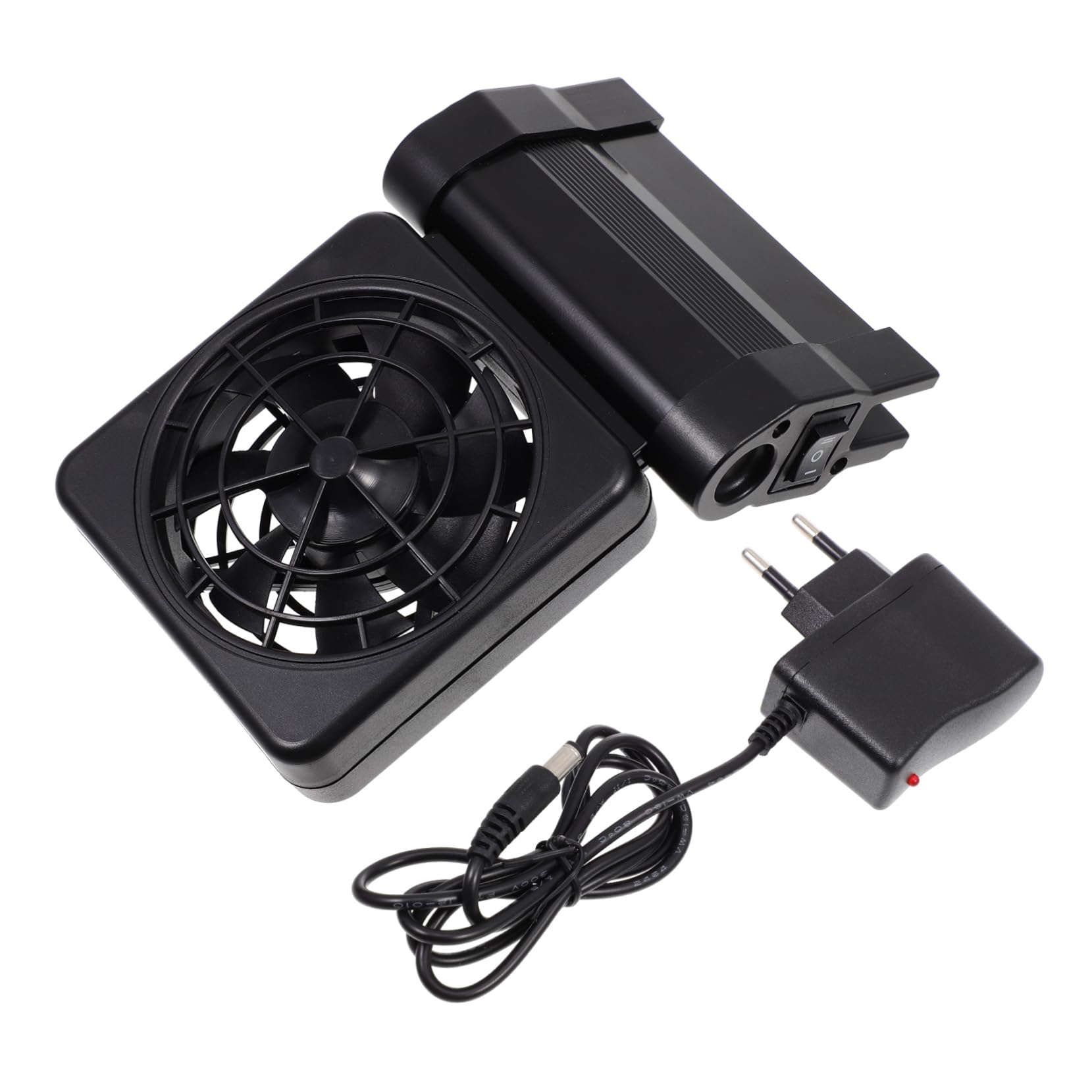 Ventilador de pecera con clip ajustable enfriador acuario