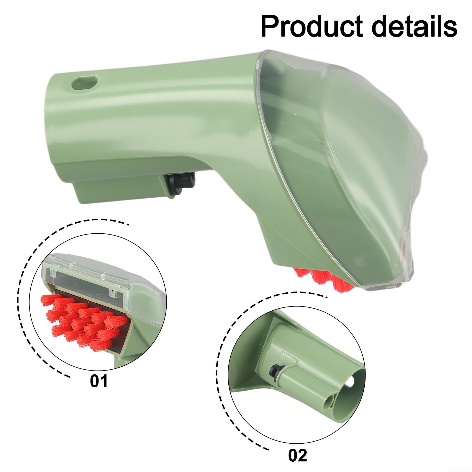 Tough Stain Brush Tool Replacement for Bissell for Little Green for ProHeat 1425 Series Portable Carpet Cleaner Vacuums Replacement Brush Head Accessories(Green)